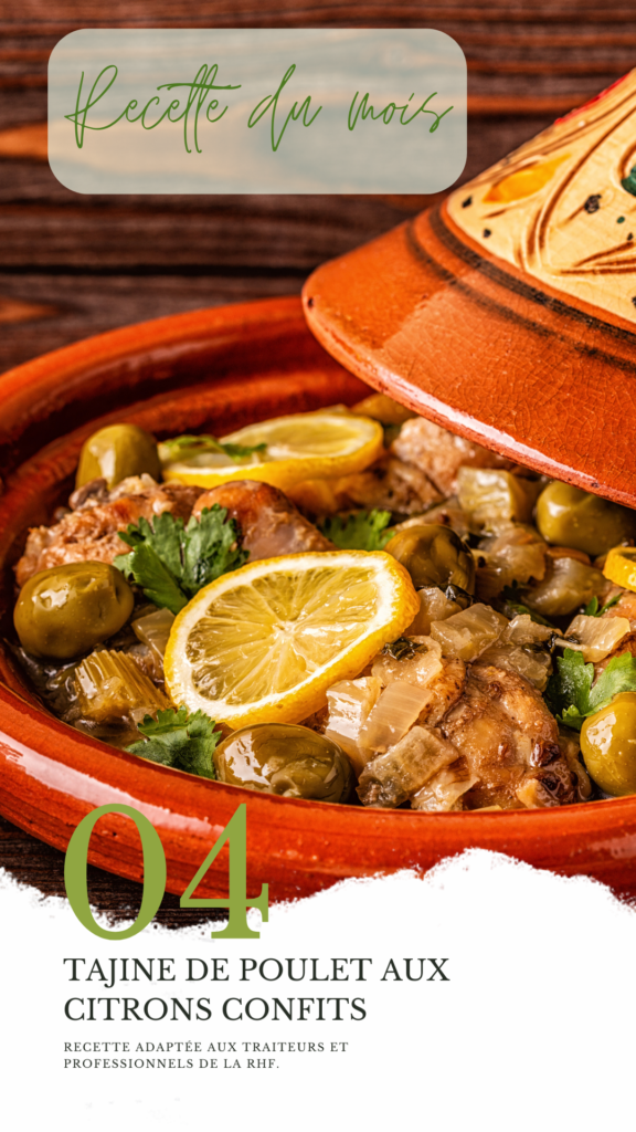 tajine de poulet aux citrons confits